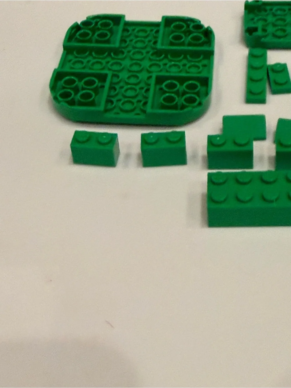 Lego green planks blocks pieces parts element lot